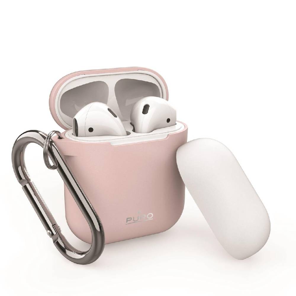 Puro Custodia protettiva con moschettone per AirPods Saldi