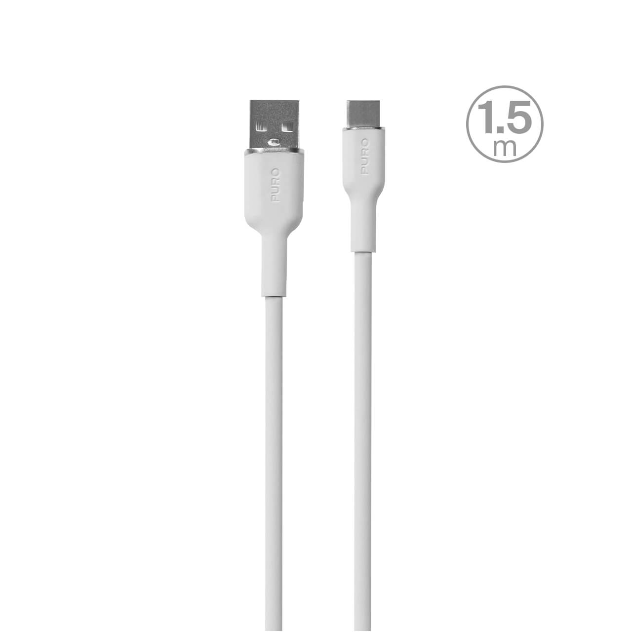 Puro Cavo di ricarica e sincronizzazione SOFT da USB-A a USB-C 1,5m In Vendita