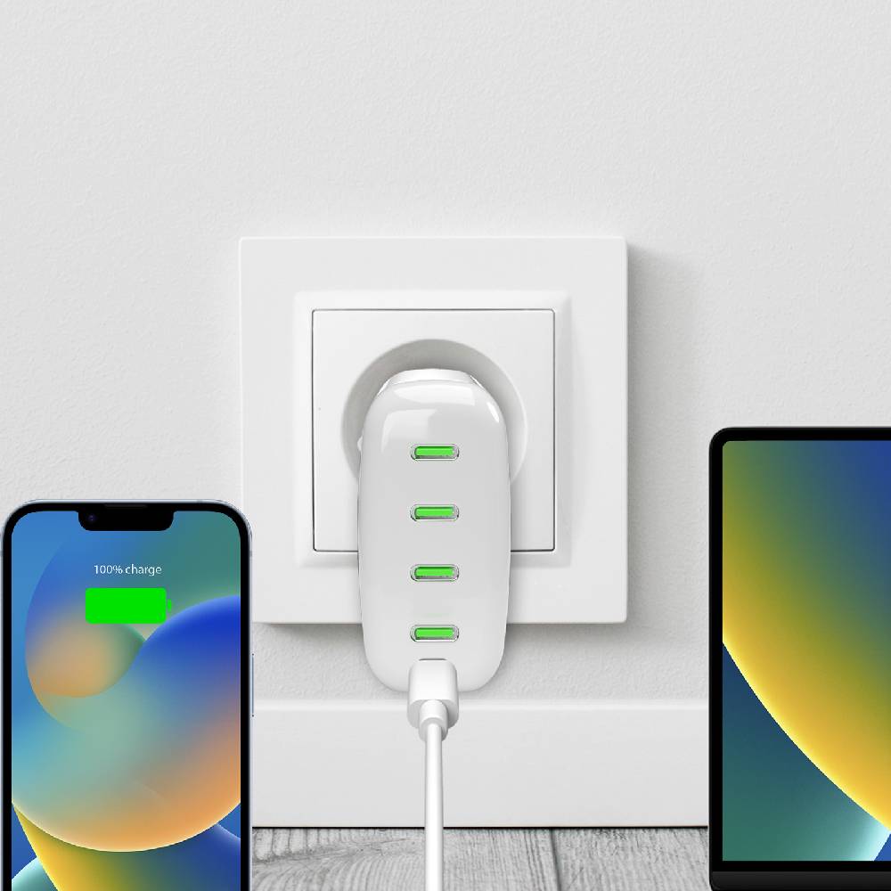 Puro Caricabatterie da parete MiniPro 140W tecnologia GAN: 4 porte USB-C Vendita Economica