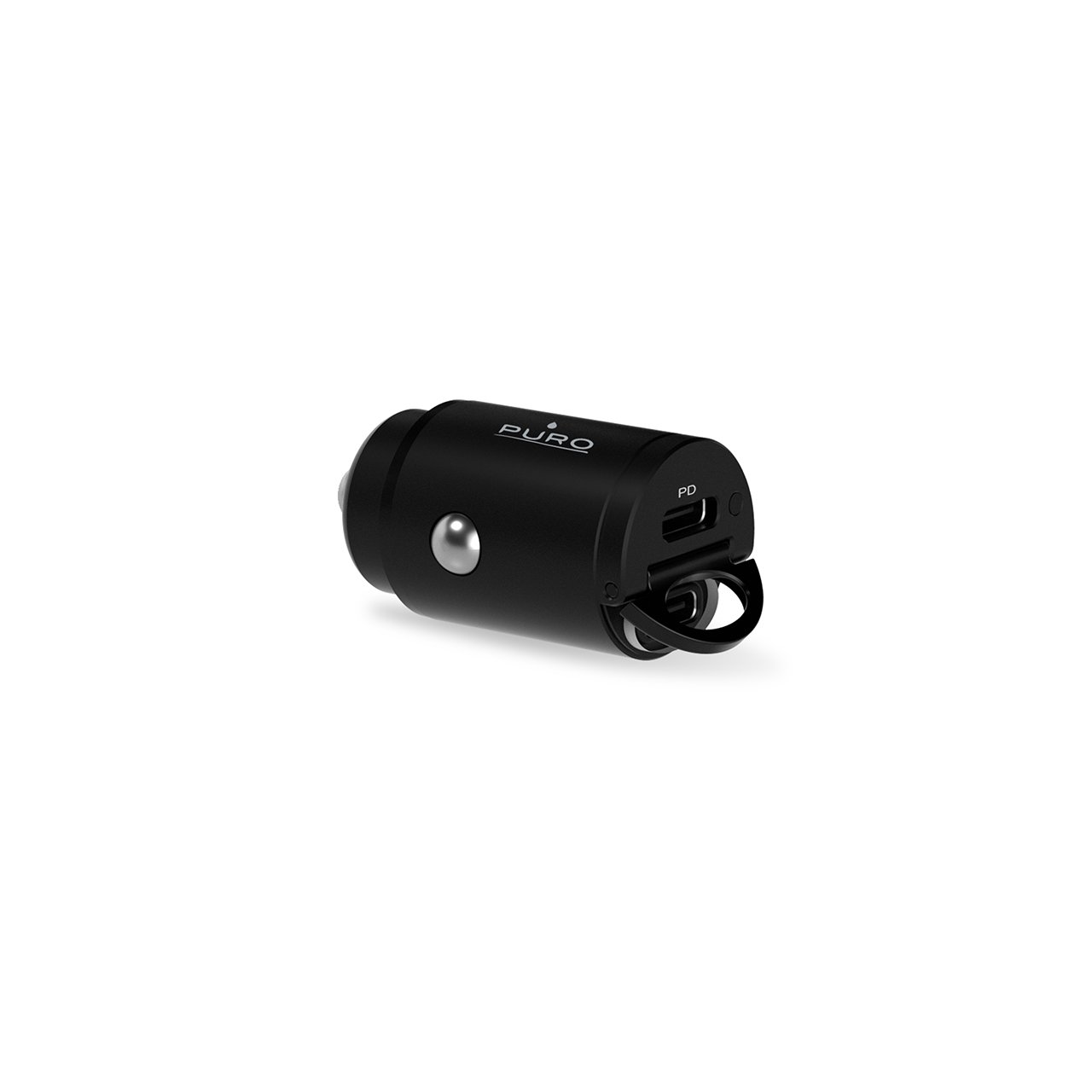 Puro Mini Carica Batterie da Auto “Bullet” 2 porte USB-C Fast Charging e Power Delivery 30W 2025