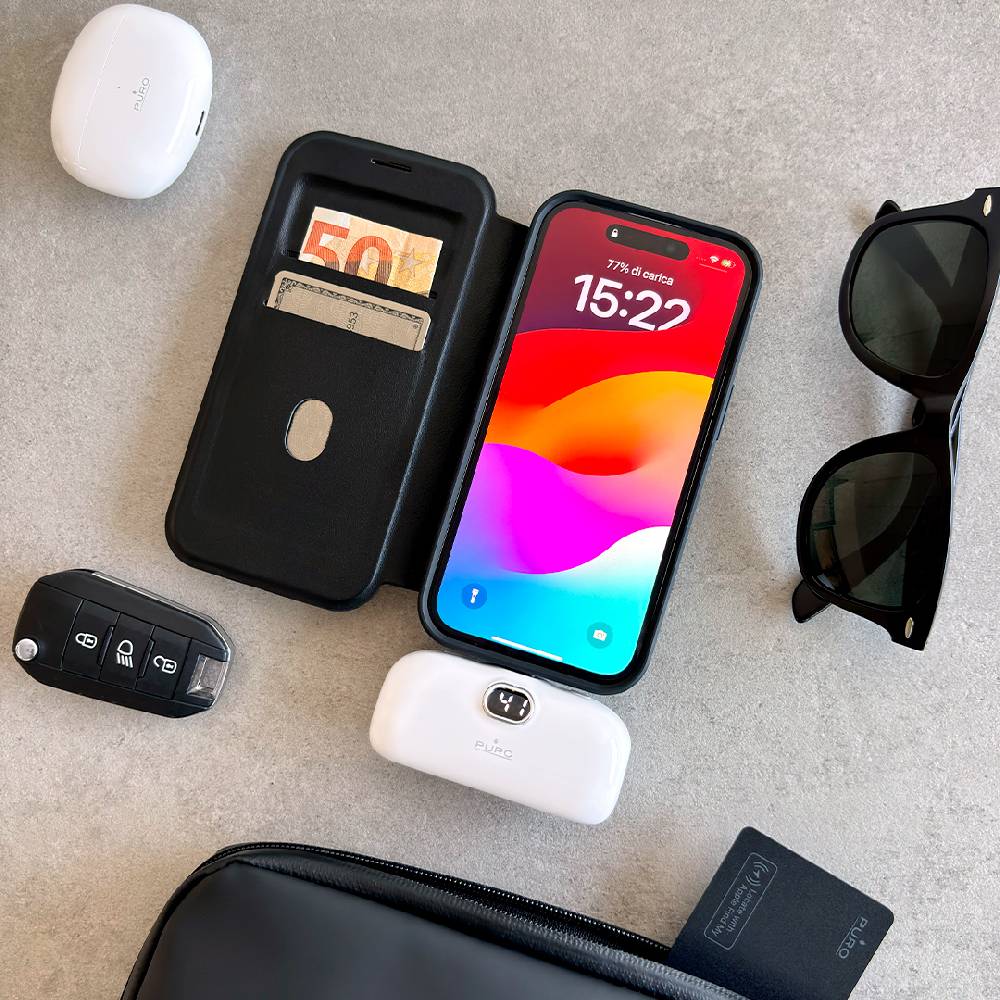 Puro Power Bank 5000mAh USB-C con connettore integrato Plug 5 Acquista Ora