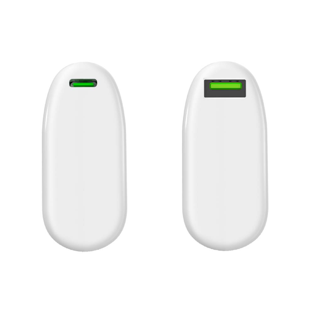Puro Power Bank “Power Link 10” 10000mAh Con Cavo USB-C Integrato Consegna Veloce