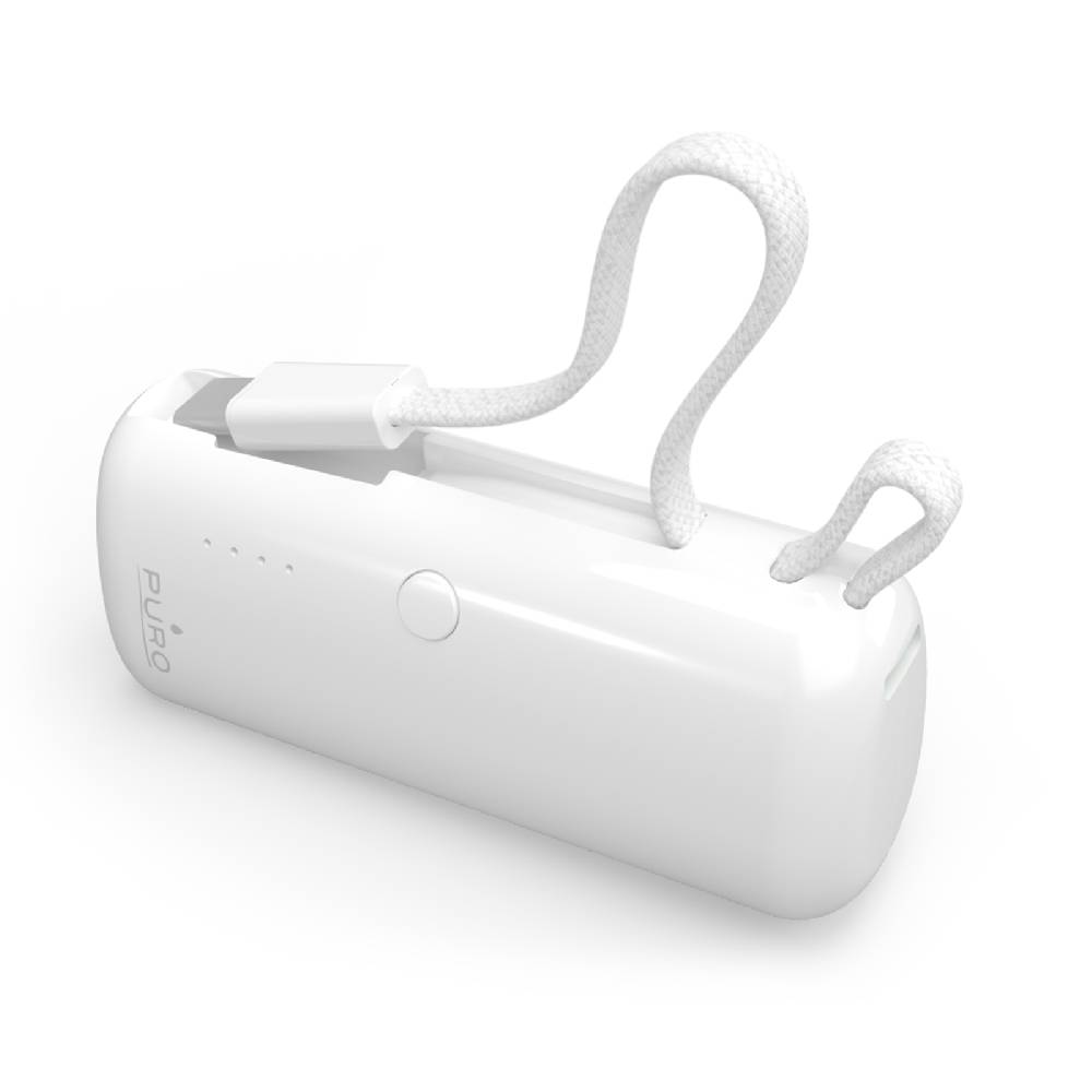 Puro Power Bank 5000mAh “Power Link 5” con cavo USB-C integrato Promozione Limitata