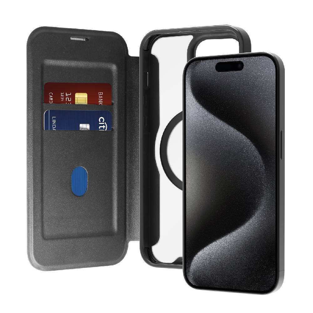 Puro Custodia Book Mag per iPhone 15 Pro Offerta