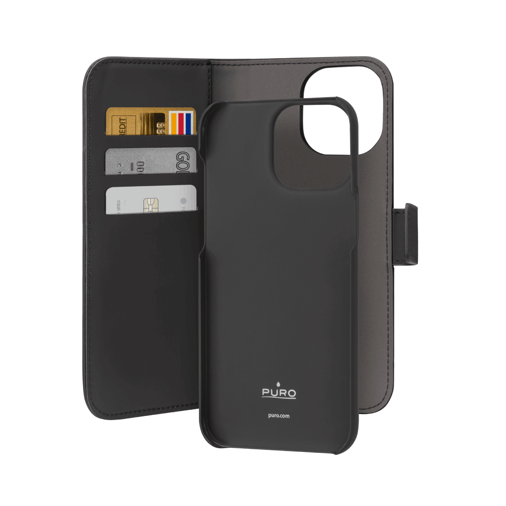 Puro Custodia Wallet Detachable per iPhone 15 Pro Hotsell