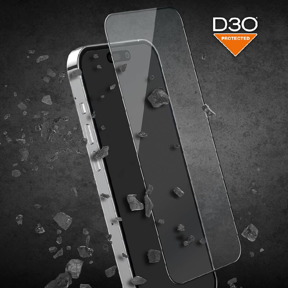 Puro Vetro temperato flessibile D3O per iPhone 15 Plus 2025