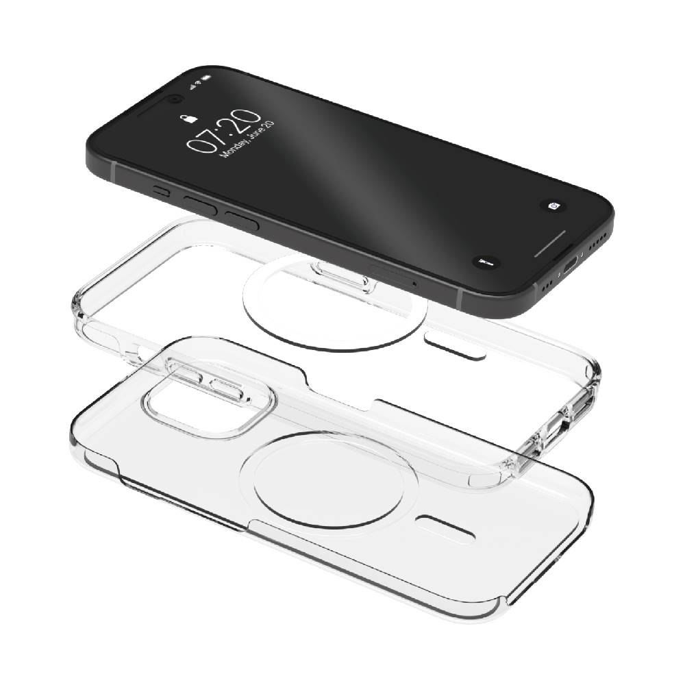 Puro Cover Impact Clear D3O® Bio per iPhone 15 Plus Italy