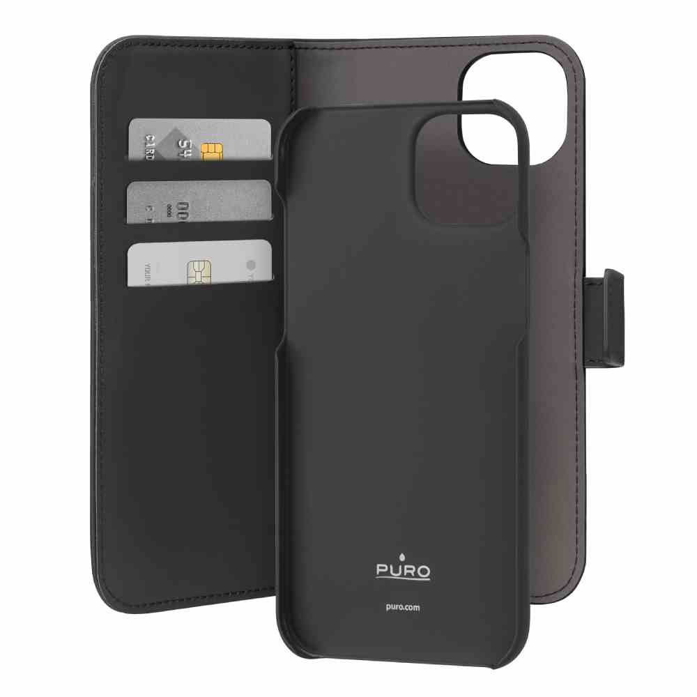 Puro Custodia Wallet Detachable per iPhone 15 Plus Affare Del Giorno