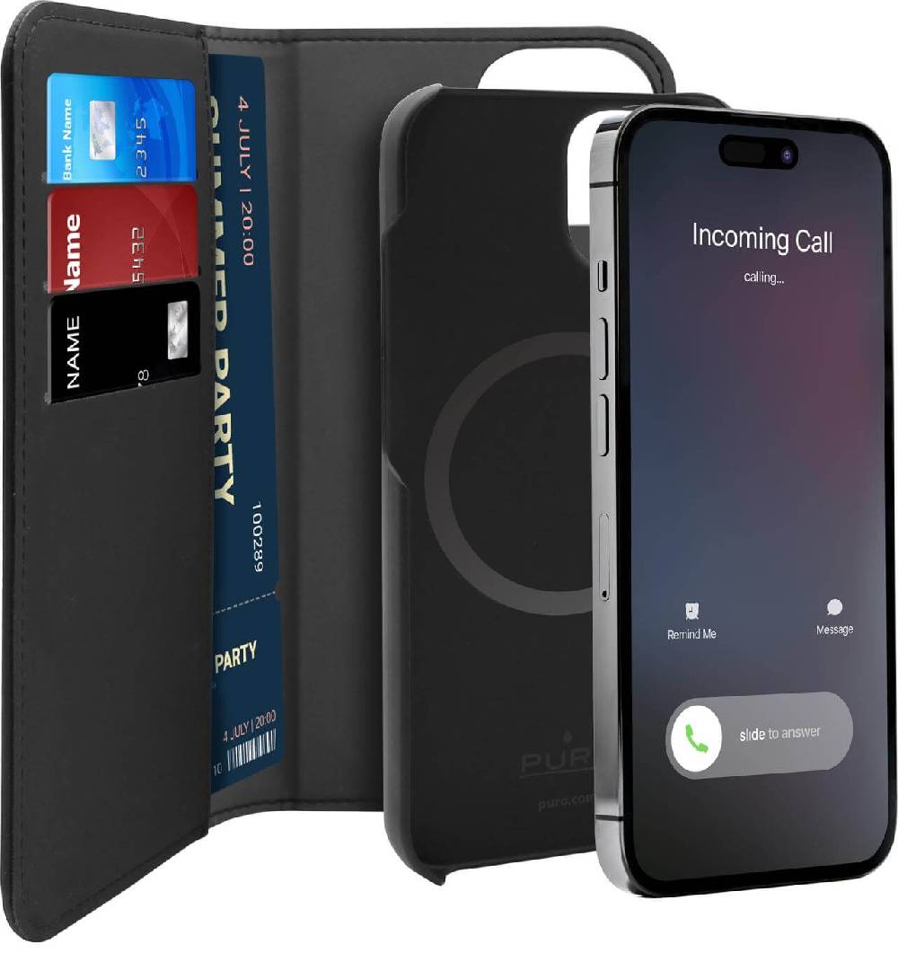 Puro Custodia Wallet MagSafe Detachable per iPhone 14 Pro Max Outlet