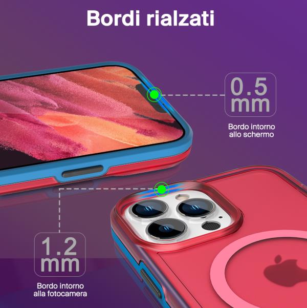 Puro Cover Impact Mag per iPhone 13 Saldi Di Fabbrica