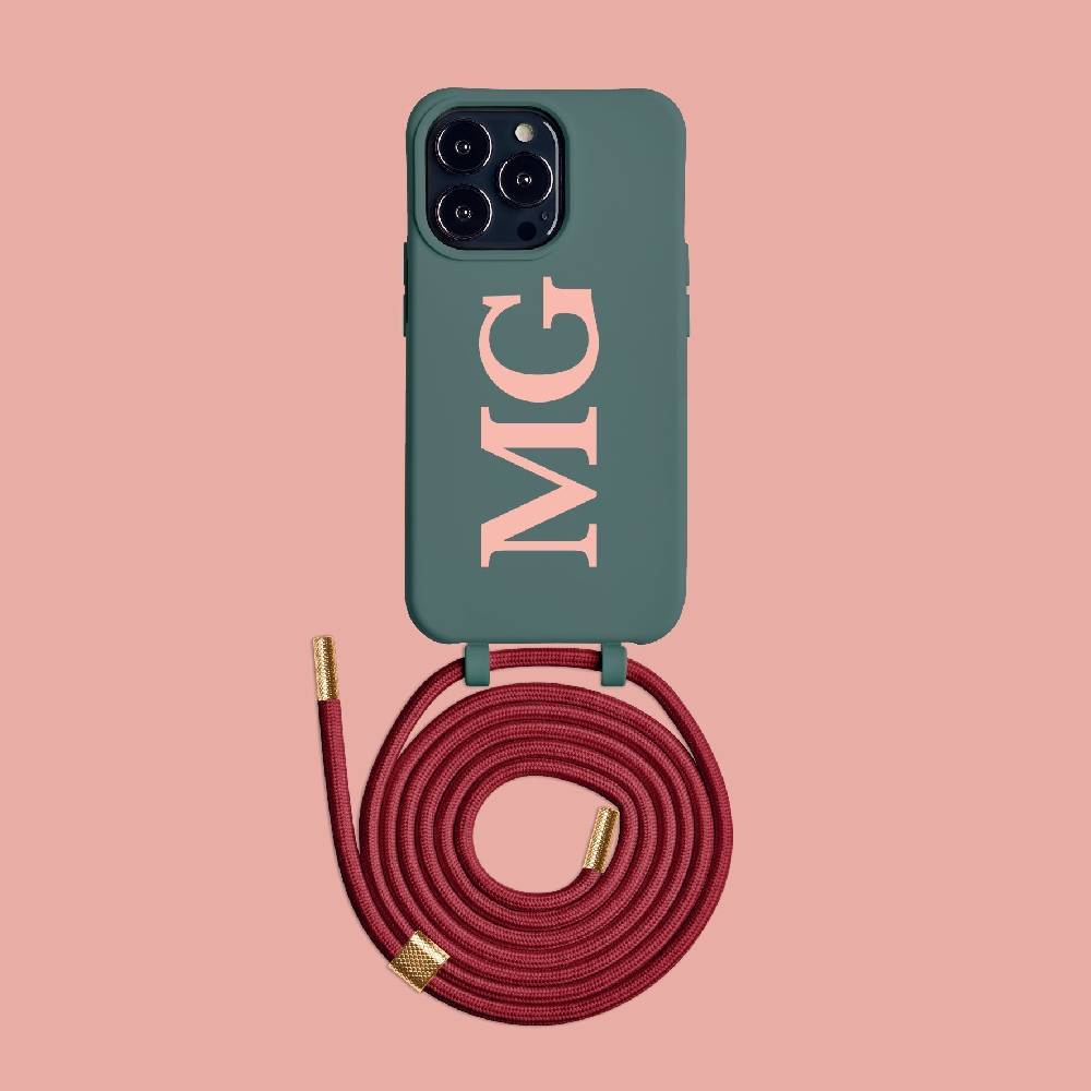 Puro Cover crossbody HANDS UP Blue Lagoon per iPhone In Linea