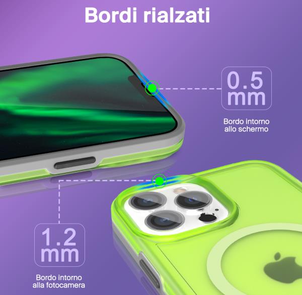 Puro Cover Impact Mag per iPhone 12 e 12 Pro Spedizione Gratuita