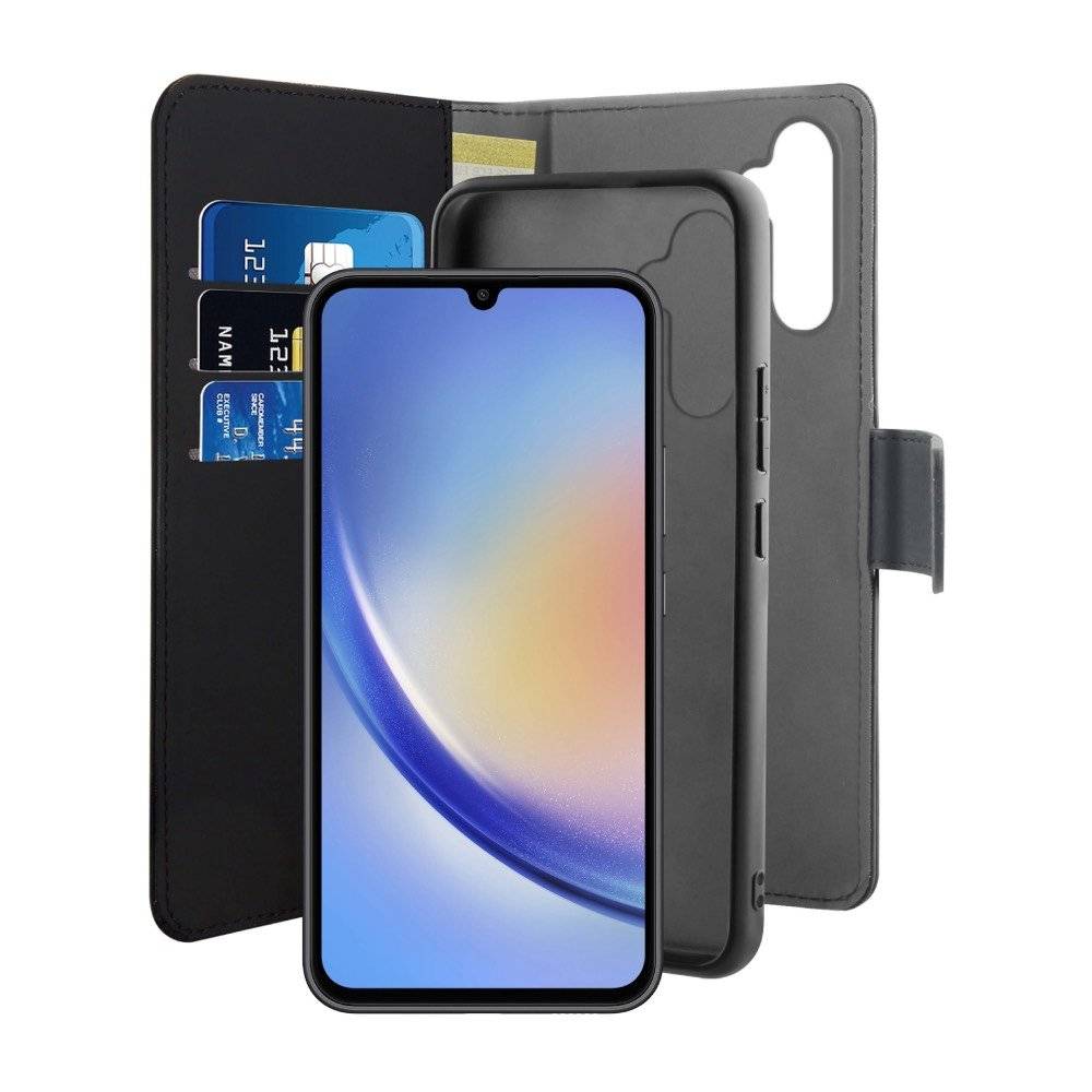Puro Custodia Wallet Detachable 2 in 1 per Samsung Galaxy A34 Economico