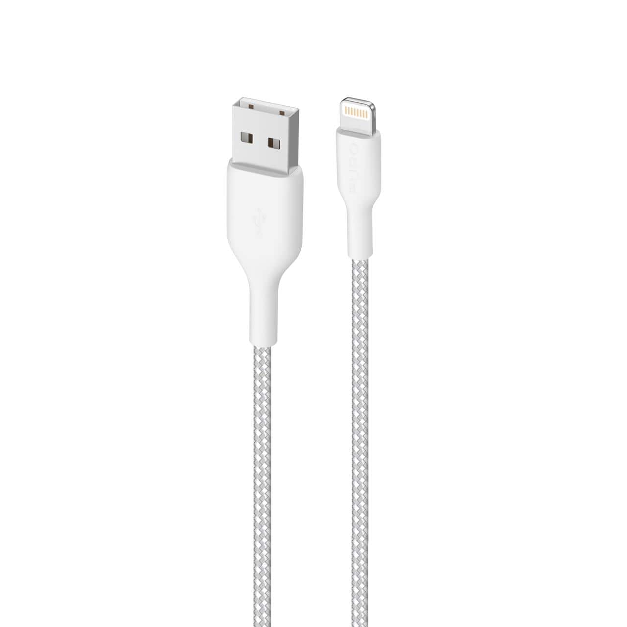 Puro Cavo di ricarica e sincronizzazione Fabric Ultra-Strong 12W da USB-A a Lightning 1,2 metri In Saldo