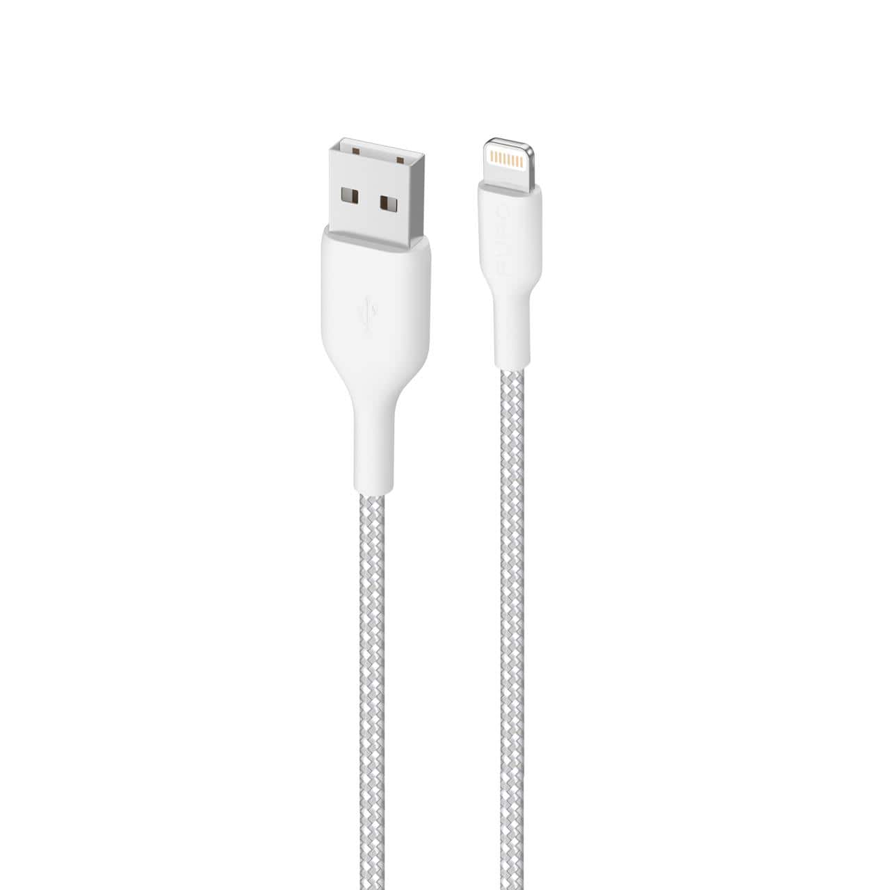 Puro Cavo di ricarica e sincronizzazione Fabric Ultra-Strong 12W da USB-A a Lightning 2 metri 2025