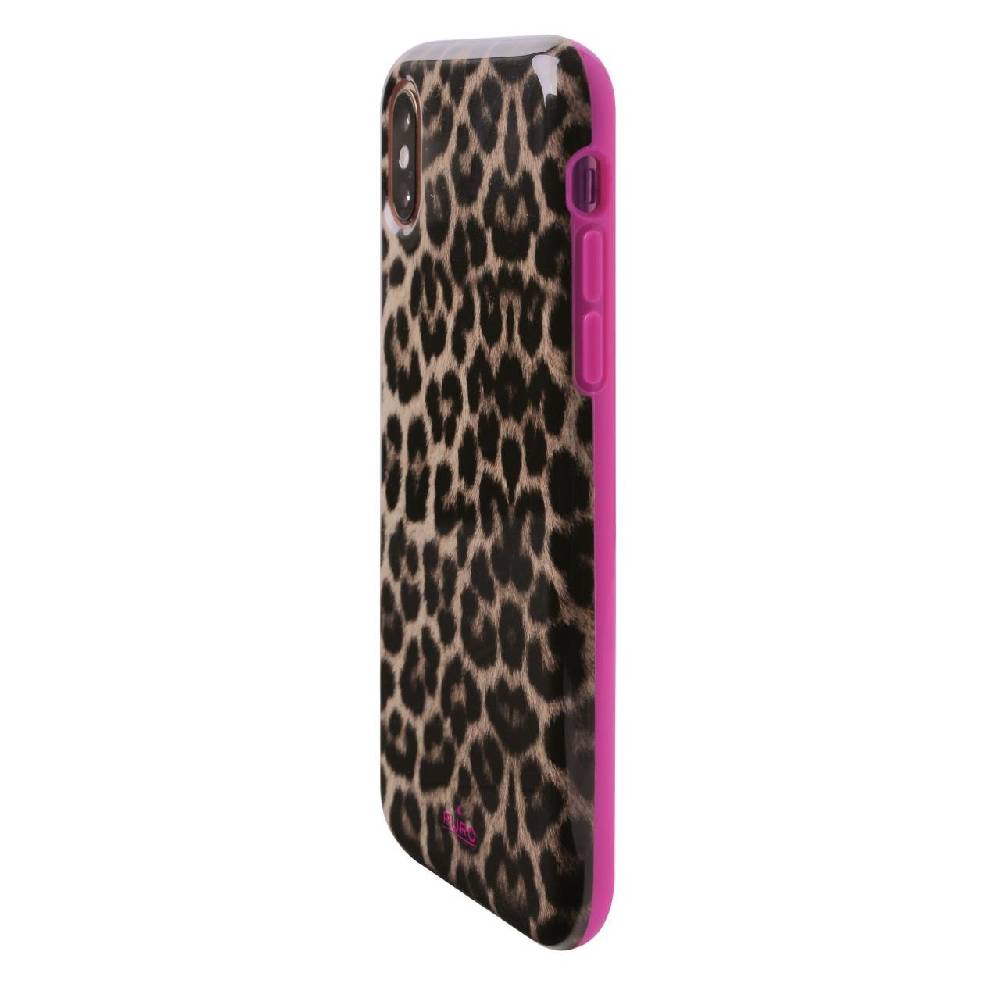 Puro Cover Pink Leopard per iPhone Xs Max Offerte stagionali