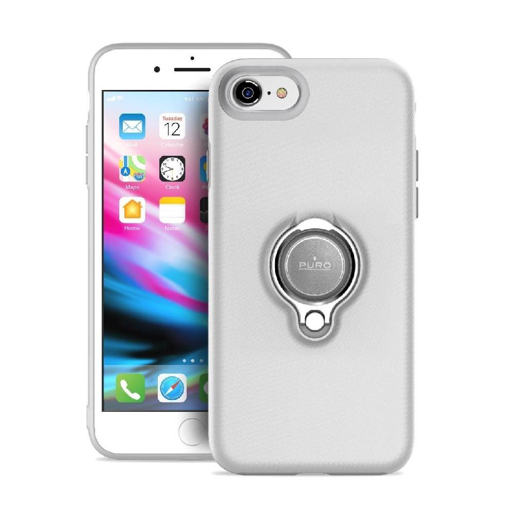 Puro Cover Magnet Ring per iPhone 7, 8, SE 2020 e SE 2022 Trasporto libero internazionale