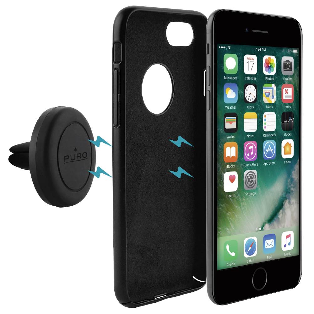 Puro Kit da Auto Magnetico per iPhone 7 Plus / 8 Plus In Linea