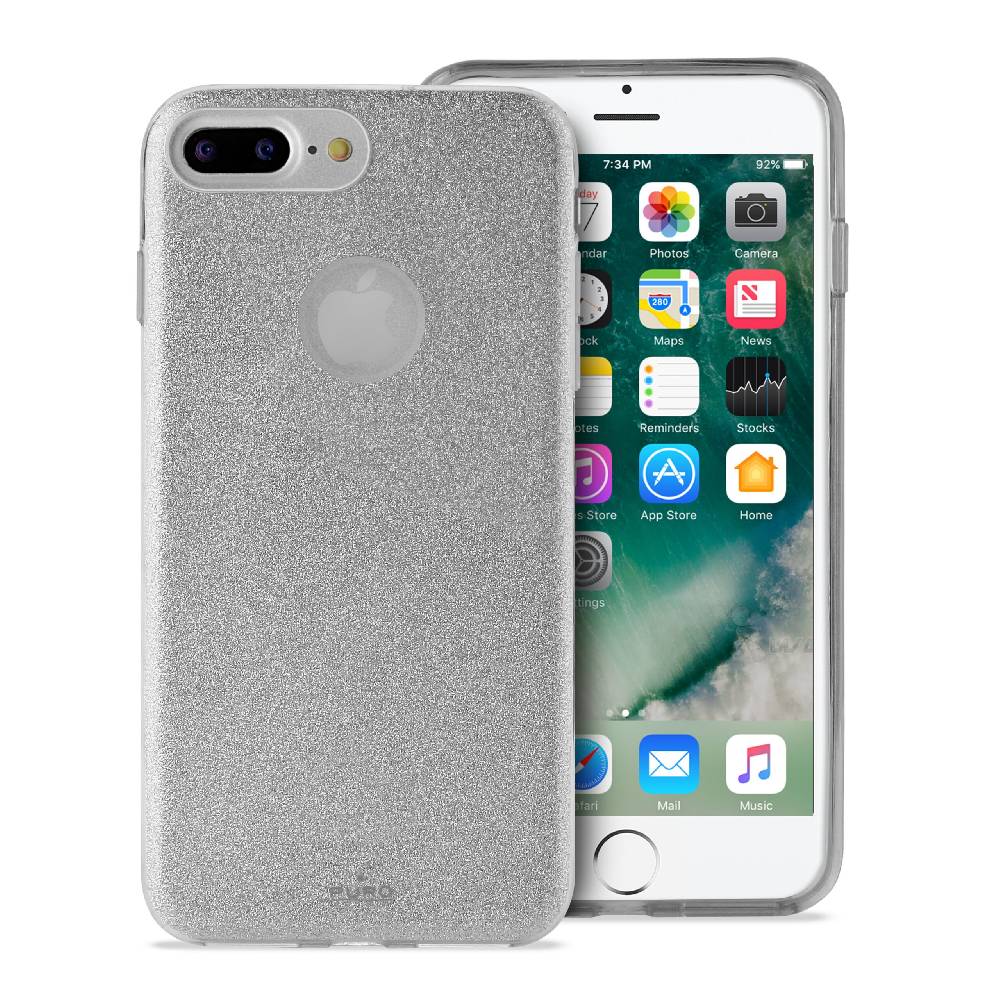 Puro Cover Shine per iPhone 7 Plus/8 Plus Spedizione Gratuita