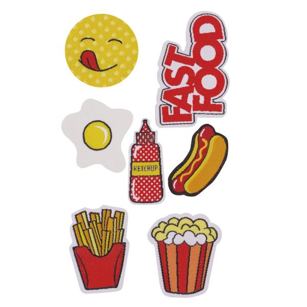 Puro Puro Kit Patch Stickers “Patch Mania” Food 7pz Smaltimento dello stoccaggio