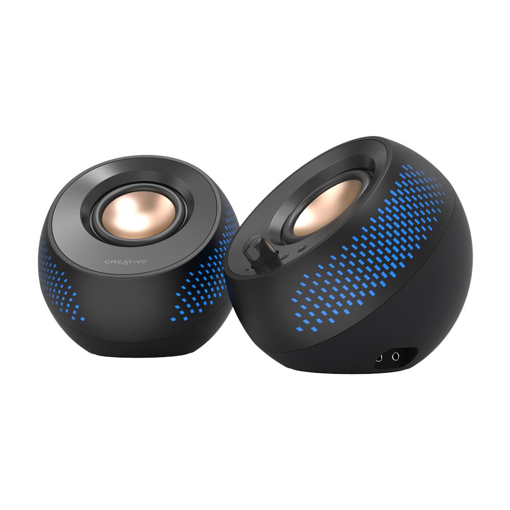 Creative Pebble X Altoparlanti 2.0 USB-C per computer con illuminazione RGB personalizzabile