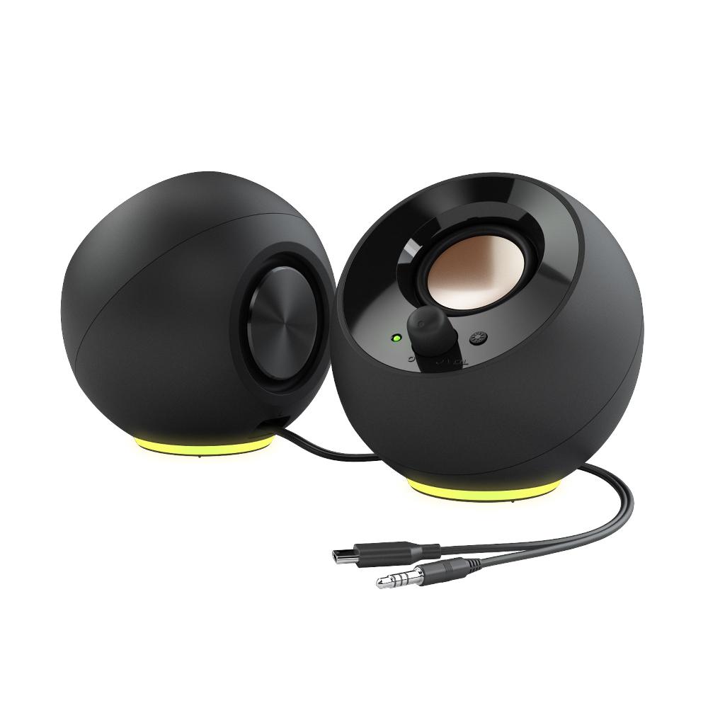 Creative Pebble SE Altoparlanti 2.0 per PC alimentati tramite USB-C con illuminazione RGB Spedizione Gratuita