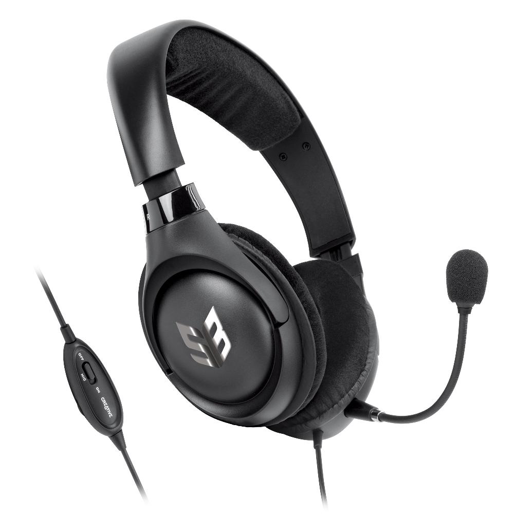 Creative Sound Blaster Blaze V2 Cuffie da gaming over-ear con microfono staccabile e cancellazione del rumore Prezzo Ridotto