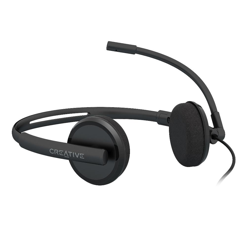 Creative HS-220 Cuffie USB con microfono a condensatore con cancellazione del rumore e telecomando a cavo Offerta