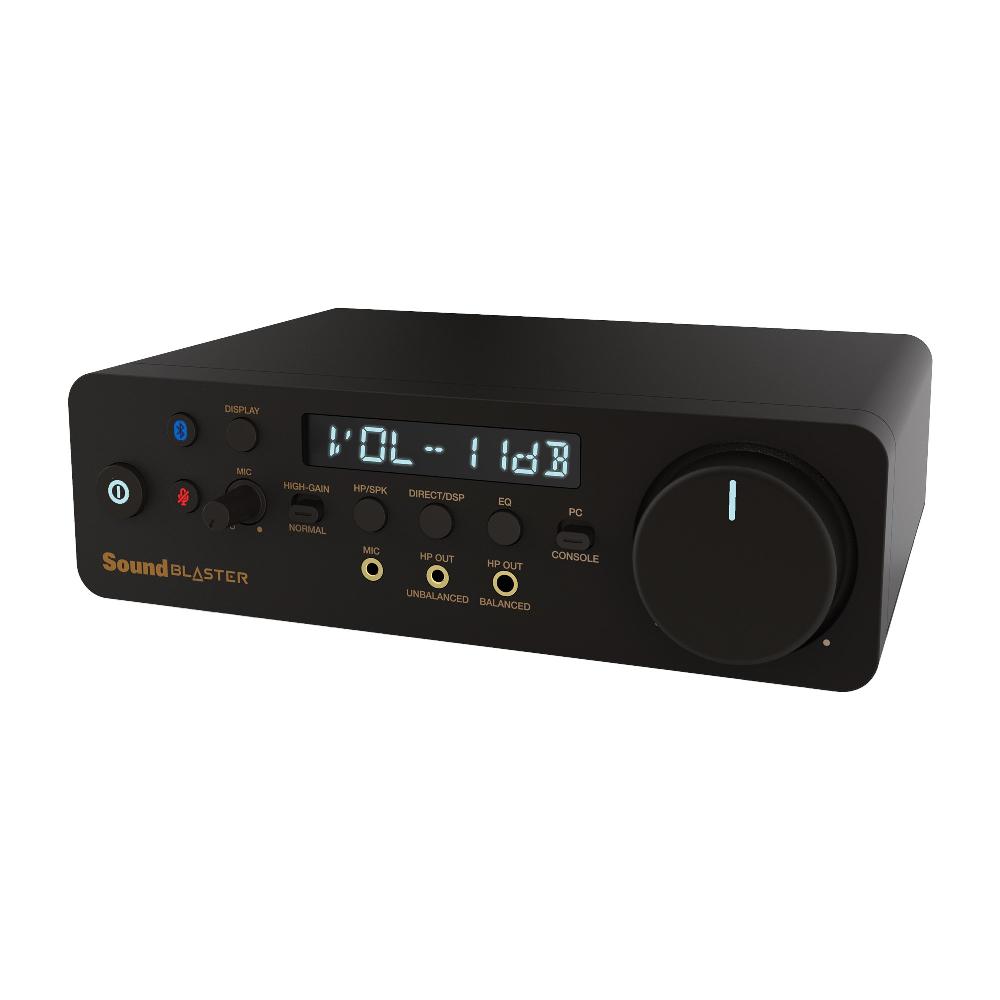 Creative Sound Blaster X5 Scheda audio esterna Hi-res con doppio DAC USB e bi-amplificatore per cuffie Xamp completamente bilanciato per appassionati del suono In Saldo