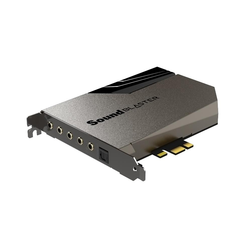 Creative Sound Blaster AE-7 DAC PCI-e ed amp ad alta risoluzione e scheda audio con biamplificatore Xamp discreto per cuffie e Audio Control Module In Linea