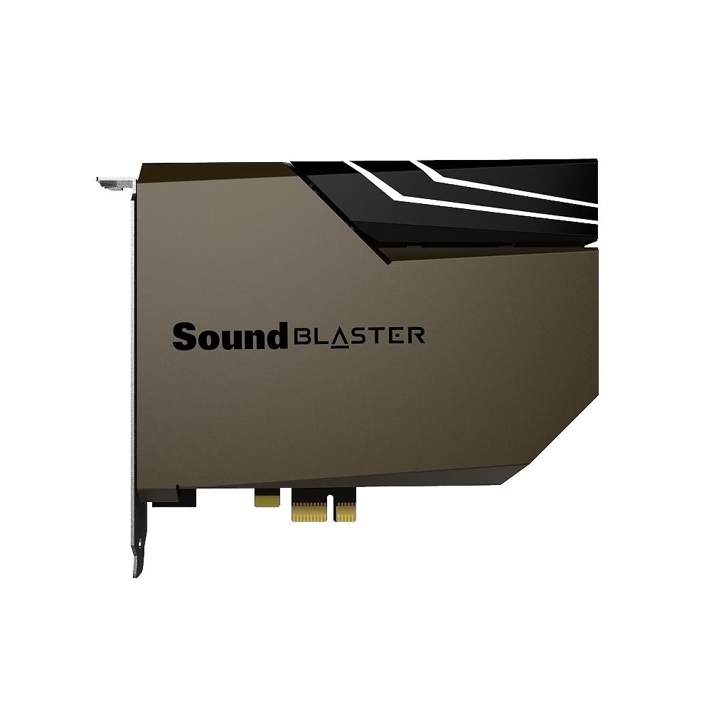 Creative Sound Blaster AE-7 DAC PCI-e ed amp ad alta risoluzione e scheda audio con biamplificatore Xamp discreto per cuffie e Audio Control Module In Linea