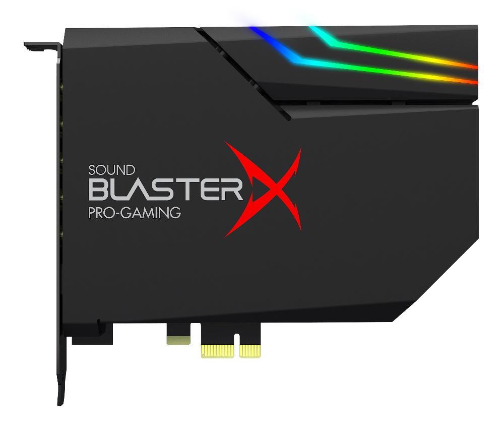Creative Sound BlasterX AE-5 Plus Scheda audio e DAC da gaming PCI-e ad alta risoluzione con illuminazione RGB codifiche Dolby Digital Live e DTS Qualità