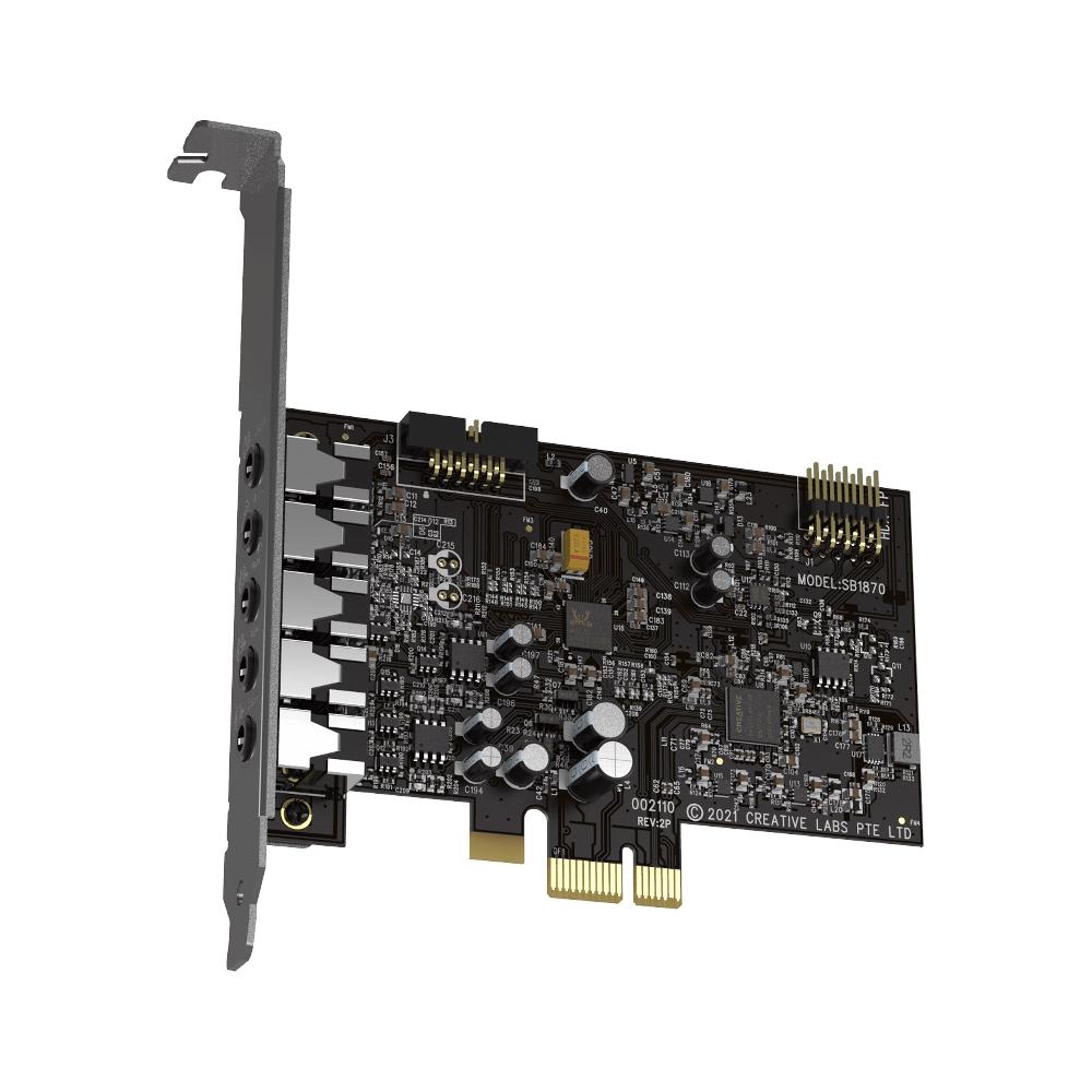 Creative Sound Blaster Audigy Fx V2 Scheda audio Hi-res 5.1 PCI-e aggiornabile con SmartComms Kit Spedizione Gratuita