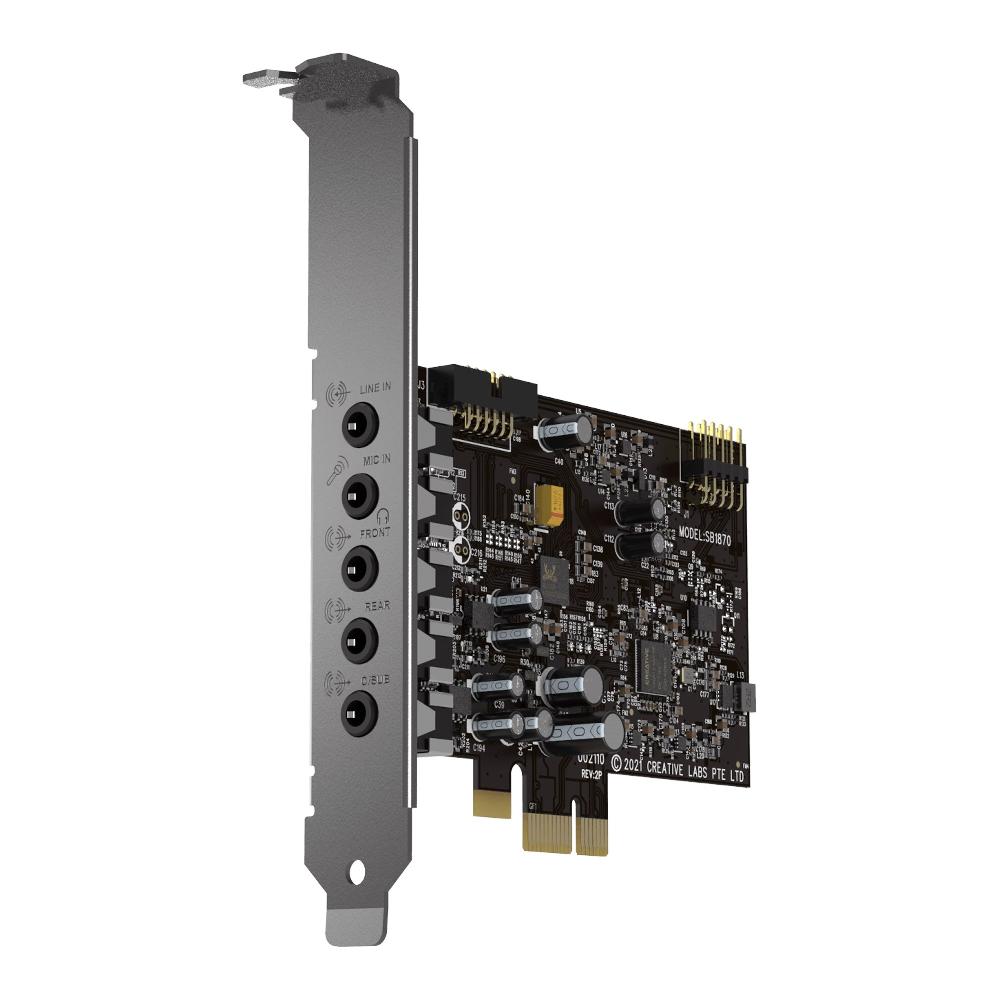Creative Sound Blaster Audigy Fx V2 Scheda audio Hi-res 5.1 PCI-e aggiornabile con SmartComms Kit Spedizione Gratuita