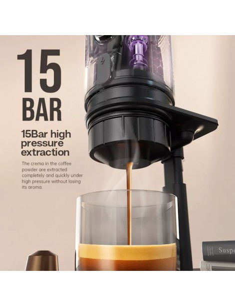 HiBREW H4A 80W Macchina da caffè portatile per auto con supporto Qualità