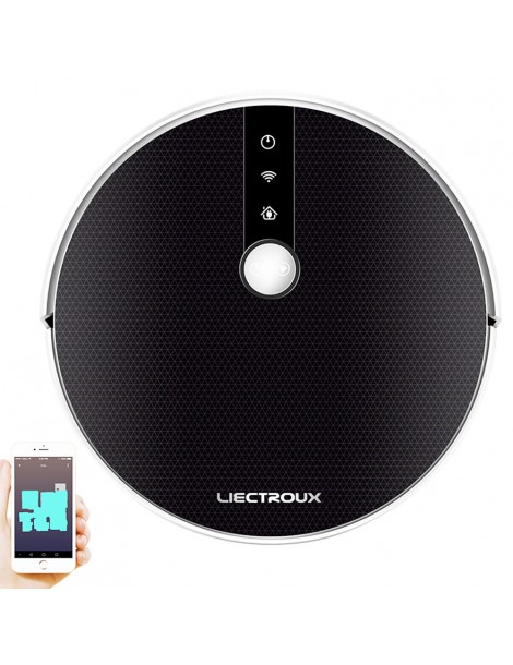LIECTROUX C30B 6000Pa Aspirazione elettrica con serbatoio d'acqua e AI Map Navigation WiFi App Robot Aspirapolvere Versione UE Spedizione Gratuita