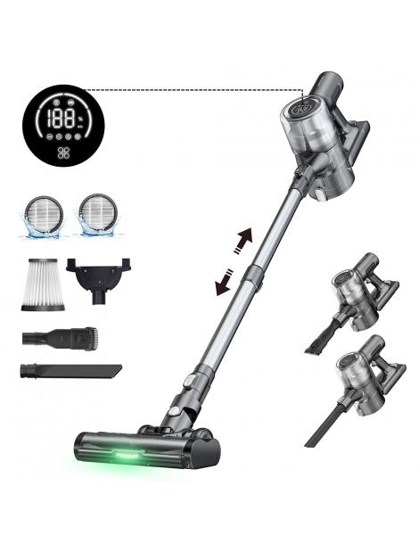 Proscenic P13 aspirapolvere senza Fili aspirazione 35Kpa aspirapolvere a bastone con luce verde display a LED Pezzi Unici