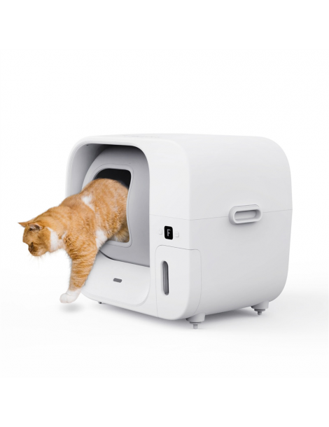 Furbulous Lettiera automatica per gatti con controllo tramite app 60 litri sicura per più gatti e con deodorante - Bianco Fino Al -60%