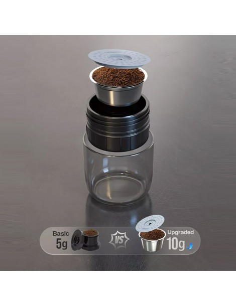 HiBREW H4A 80W Macchina da caffè portatile per auto con confezione regalo Affare Del Giorno