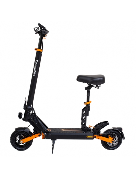 KuKirin G2 Pro Scooter elettrico pieghevole 600W Motore 15Ah 48V Batteria 9 pollici Pneumatici - Nero Arancione Offerta