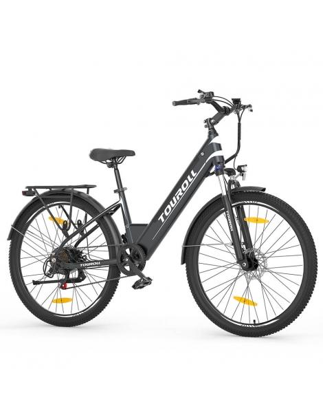 Touroll J1 ST Bicicletta da trekking con motore da 250W ruote da 27 5" batteria da 561 6Wh autonomia di 100 km In Vendita