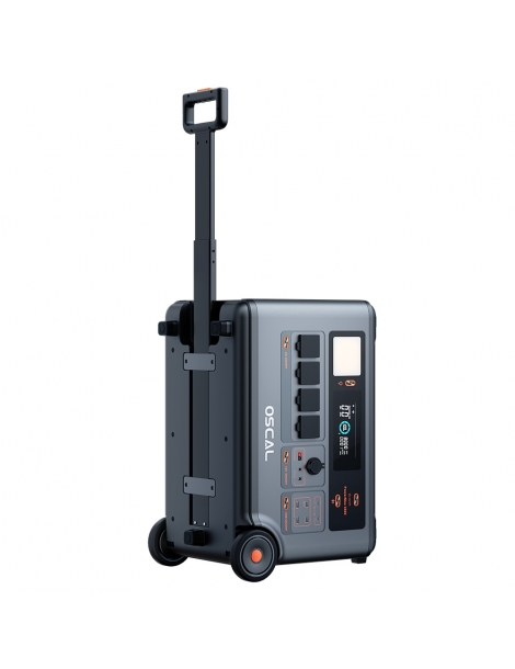 Oscal PowerMax 3600 Stazione di alimentazione robusta batteria LiFePO4 da 3600Wh a 57600Wh 14 uscite Italia