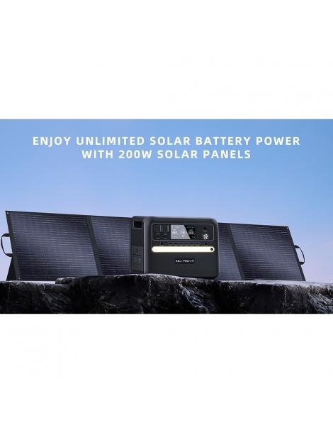TALLPOWER TP200 200W Pannello solare portatile pieghevole caricatore solare portatile Spedizione Gratuita