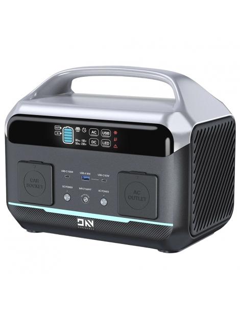 DaranEner NEO300 Pro Centrale Elettrica Portatile batteria LiFePO4 da 299Wh uscita 600W 5 porte 4 modalità LED