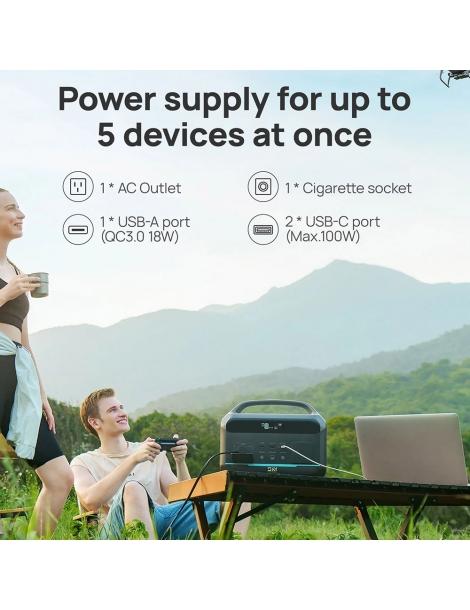 DaranEner NEO300 Pro Centrale Elettrica Portatile batteria LiFePO4 da 299Wh uscita 600W 5 porte 4 modalità LED Shopping Online