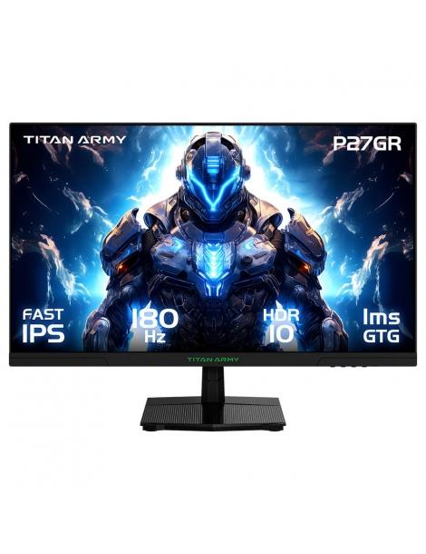 TITAN ARMY P27GR Monitor da gioco piatto 27 pollici 2K QHD 180Hz 1ms GTG Online