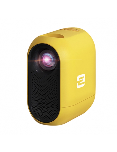 ETOE D1 Evo Proiettore 150 ANSI Android 9.0 risoluzione 720P correzione trapezoidale zoom 50%～100% - Giallo Saldi