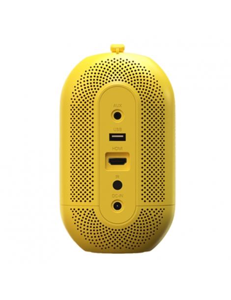 ETOE D1 Evo Proiettore 150 ANSI Android 9.0 risoluzione 720P correzione trapezoidale zoom 50%～100% - Giallo Saldi