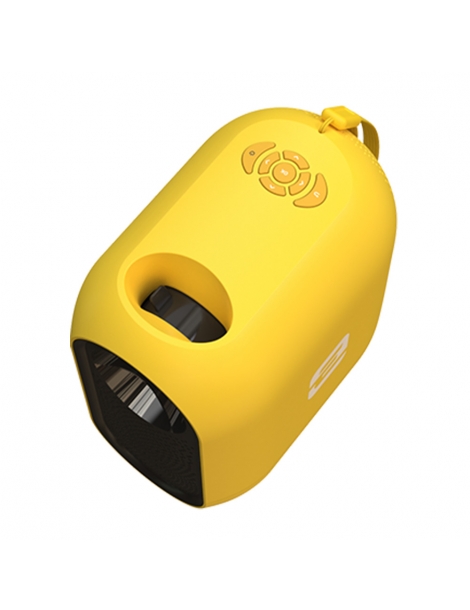ETOE D1 Evo Proiettore 150 ANSI Android 9.0 risoluzione 720P correzione trapezoidale zoom 50%～100% - Giallo Saldi