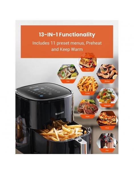 Proscenic T22 Friggitrice ad aria Capacità 5L 1500W con 13 preset Rivestimento antiaderente Tecnologia intelligente SuperDenoise Qualità